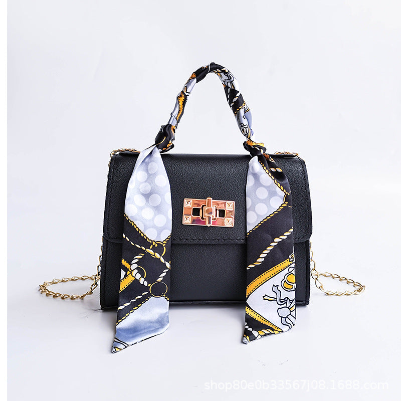 Silk scarf portable small square bag 2021women handbags South East Asia  small bag wholesale women's shoulder bag