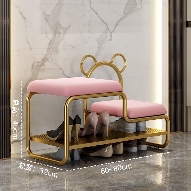 Entrance shoe stool, scandinavianfor home shoe changing stool, popular sofa stool, bench, door shoe rack, shoe cabinet, stool all-in-one