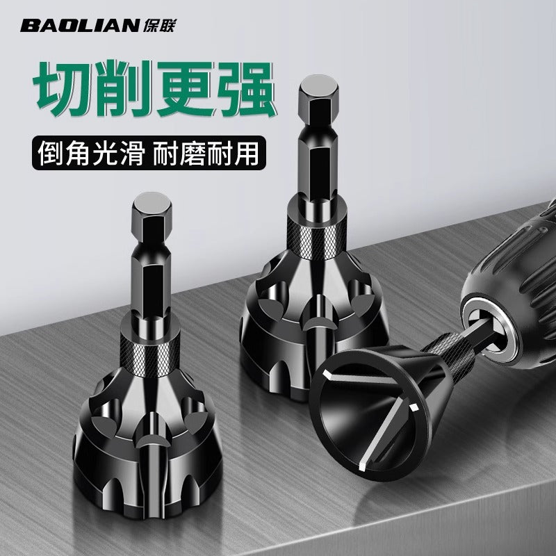 Deburring chamfering tool outer circle chamfering tool thread fillet trimming tool screw bolt trimming drill screw rod