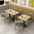 Thickened snack table and chair noodle shop hotel breakfast catering snail powder snack milk tea dessert shop barbecue table and chair combination