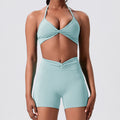 in stockhigh waistslimming look beautiful back yoga suit pilates outdoor running tight sports fitness suit for women