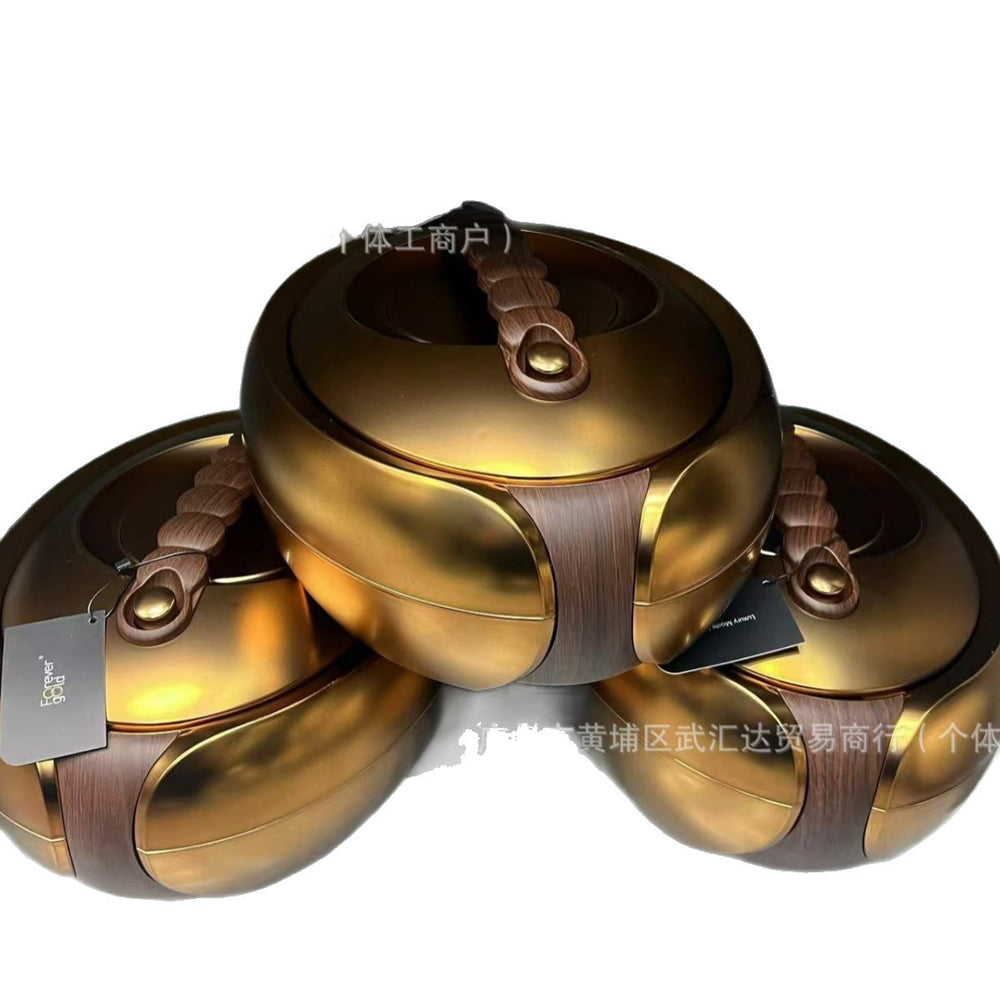 Forever gold insulated lunch box 4/5/6l 3pcs high-end insulated lunch box insulated tableware cross-border direct supply