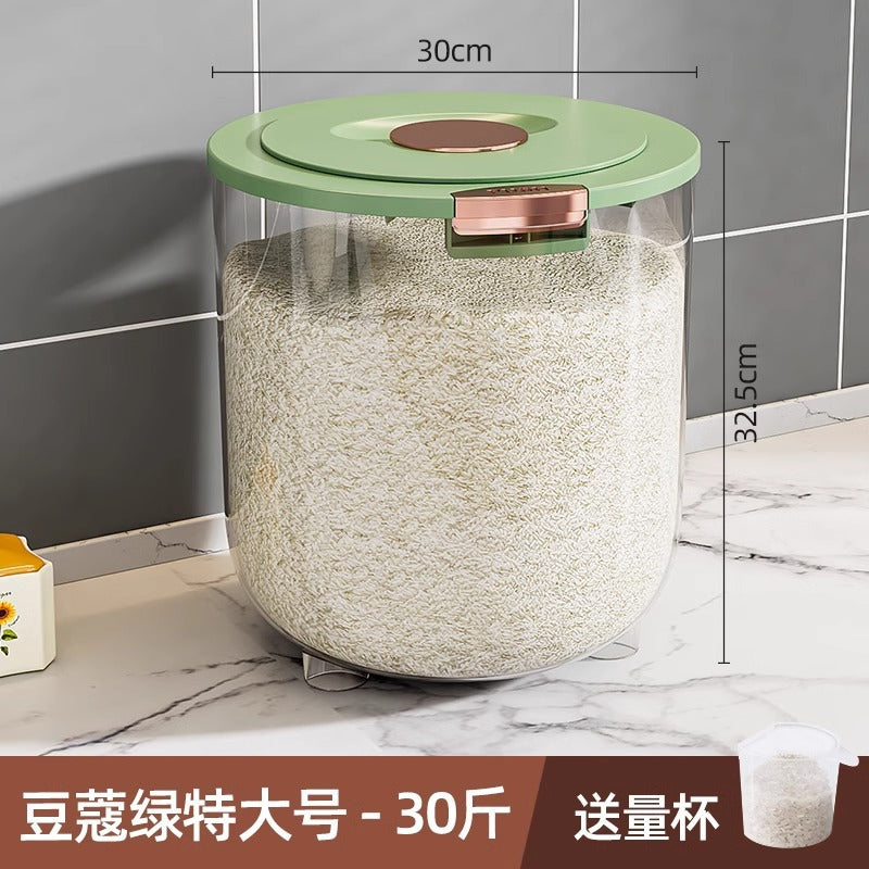 Rice bucket household insect-proof moisture-proof sealed bucket rice bucket rice flour storage tank container large capacity rice bucket box