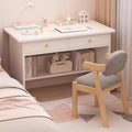 For home table cabinet combination student computer desk small apartment with bookshelf simple desk bedroom wall-mounted one-piece desk cabinet