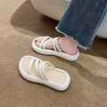 Thick sole sandals and slippers for women summeroutwear 2023 summer non-slip shit feeling beach sandals niche style popular super popular