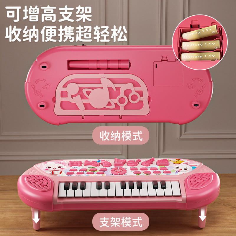 Children's electronic keyboard piano - early education, playable, educational, first birthday musical toy, beginner's starter kit, baby toy piano