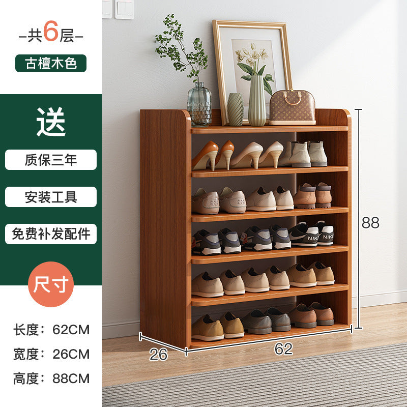 Shoe rack home door multi-layer small narrow simple storage artifact space saving 2025 new storage shoe cabinet