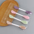 Double-ended silicone mask brush, facial cleansing brush, mud mask mixing and adjusting stick, dual-purpose brush stick, tpr soft rubber head cleansing brush