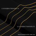 1pcs necklace men's and women's gold/copper chain link cuban necklace jewelry diy wholesale