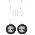 European and american cross-border hot-selling ttpd necklace taylor album film record earrings chasing star idol taylor stylish jewelry