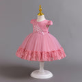Exportin stockchildren's dresslace tutu princess dress one year old evening dress female baby dress