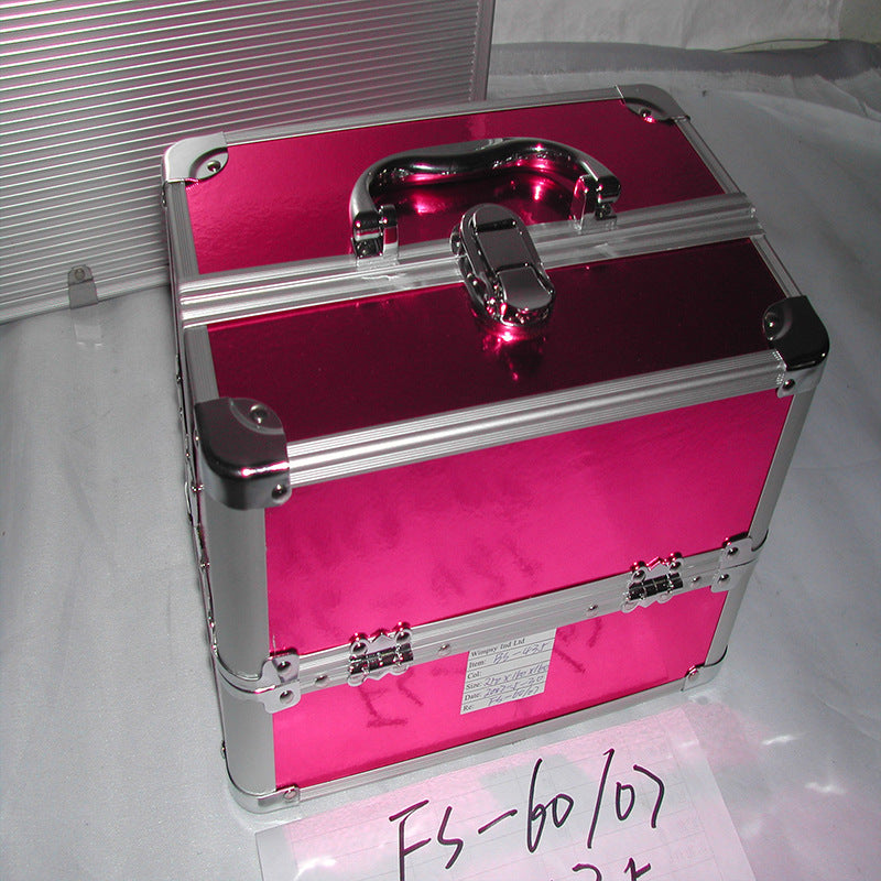 Custom Aluminum Alloy Tool Box Hardware Tools Tool Storage Silver Portable Toolbox Multifunctional Instrument Box