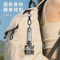 new product transparent handheld ice fan usb high wind power outdoor portable semiconductor turbine cooling fan