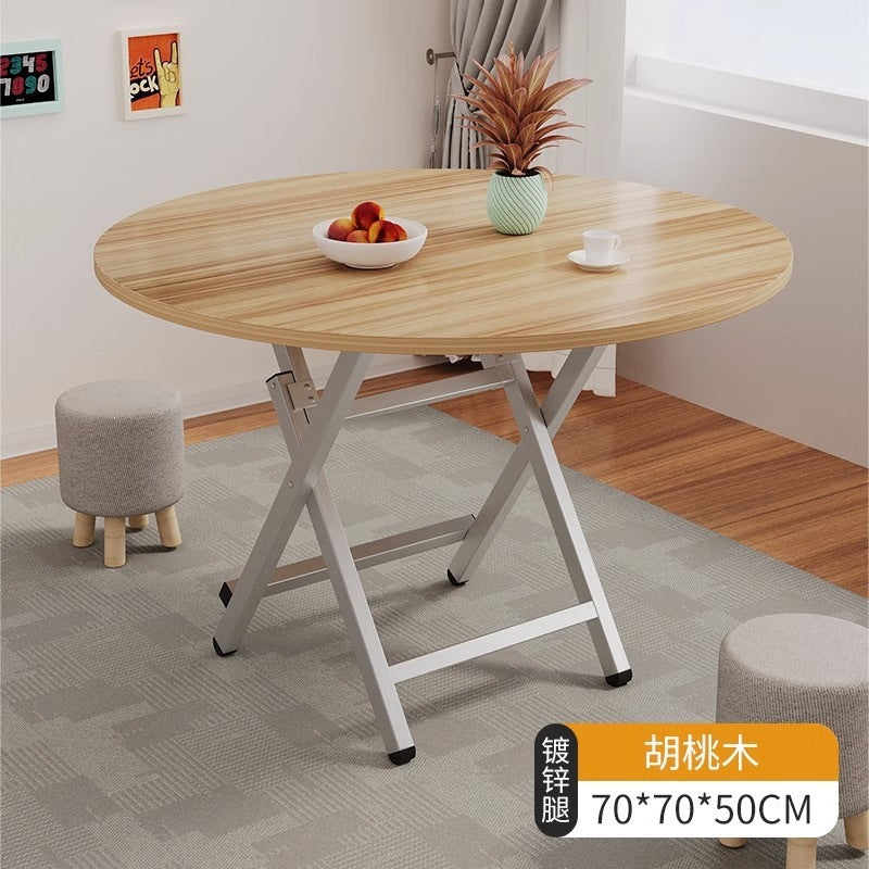 Simple foldable small square dining table for home study rental house dormitory small apartment portable dining table casual