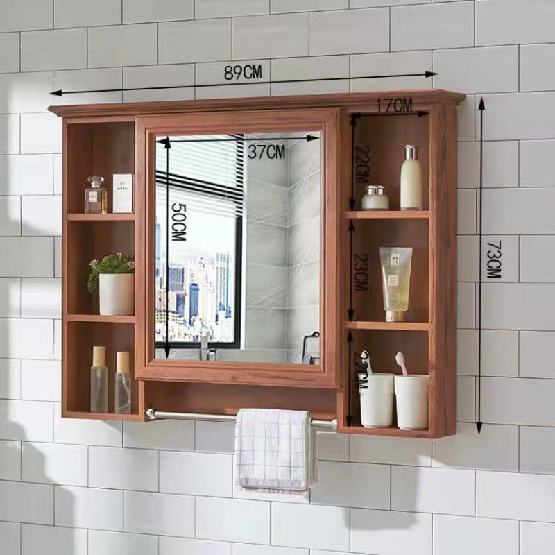 Bathroom Mirror Bathroom Wall-mounted Shelf Mirror Cabinet Bathroom Mirror Cabinet Bathroom Dressing Mirror Wall Mirror Box