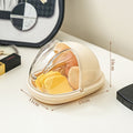 Cosmetic sponge storage box with lid, dustproof dressing table lipstick air cushion storage shelf, portable powder puff storage box