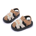 Jiao jiao shoes  summer soft sole non-slip baby sandals, 1-2 years old boys and girls, princess closed-toe infant first walker shoes