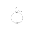 Korean floral pull bracelet - women's ins design, high-end butterfly friendship bracelet, bowknot titanium steel, hypoallergenic