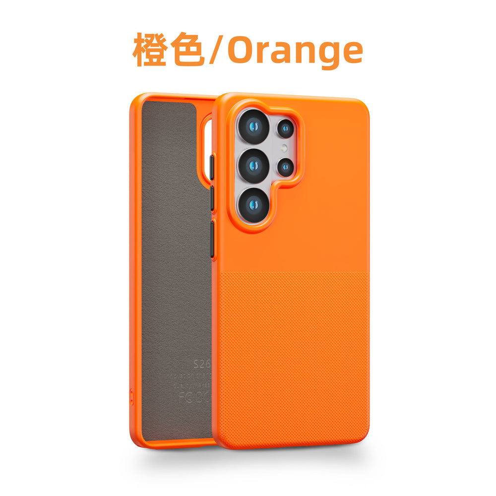 Suitable for sanxing s26ultra round protruding point magnetic tpu mobile phone case sams25 official polka dot pattern mobile phone case