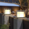 Outdoor villa pillar lights, solar powered post lights, waterproof courtyard fence lights, exterior doorway lights