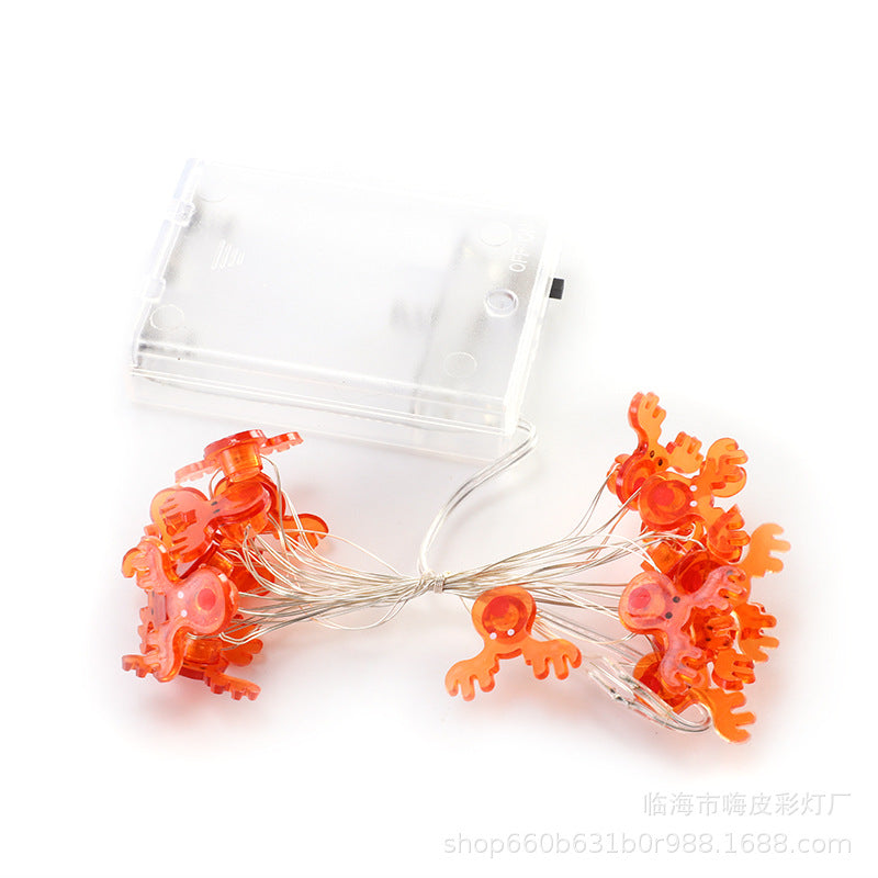 LED fastener copper wire light Christmas day LED atmosphere decorative lights birthday gift box room arrangement copper wire light