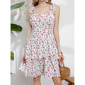 code new arrival  women's original fashion suspender printingdressbows