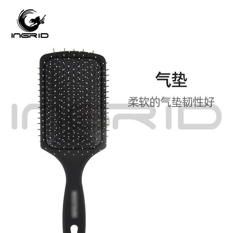 Square Steel Needle Large Plate Air Cushion Comb Straight Hair Large Plate Comb Curly Hair Styling Comb Plastic Airbag Comb Square Air Cushion Comb