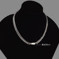 Jackson wang's same titanium steel cuban necklace cross-border fashion men's trendy brand clavicle chain accessories necklace stainless steel jewelry