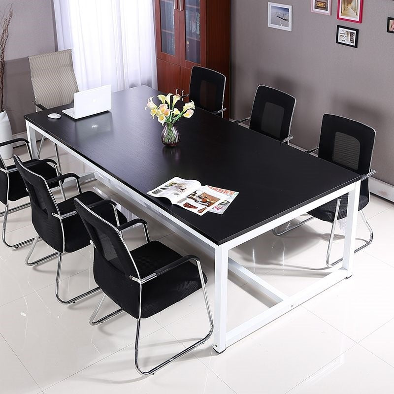 Conference table simple long table small casual modern office furniture training table negotiation reception long office desk no