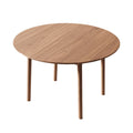 Nordic minimalist oak round table - direct from the factory, customizable for home, small apartments, round coffee table, meeting table, dining table