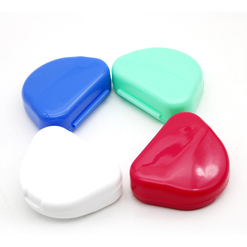 Dental triangle tooth box Orthodontic retainer Storage box Denture denture box Plastic tooth box Tooth tray box Wholesale