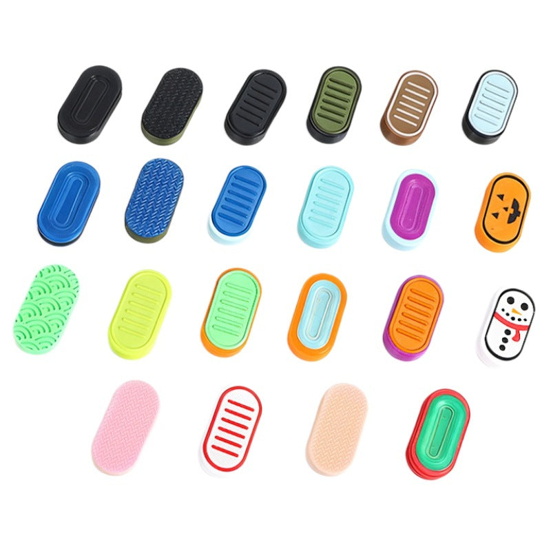Kids puzzle 3d printing magnetic suction decompression handy gadget push card finger gyro boy handle piece casual unique toy