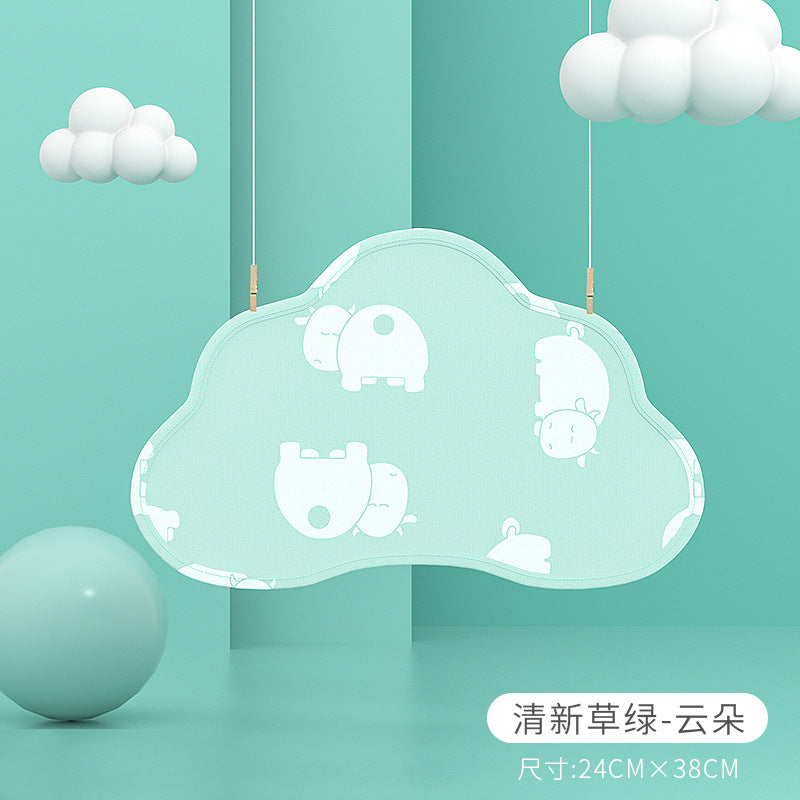 Baby pillow towel summer newborn pillow flat pillow towel breathable sweat-absorbent baby anti-colic cloud pillow pad