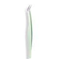 Single flashing green gold feather (bagged)