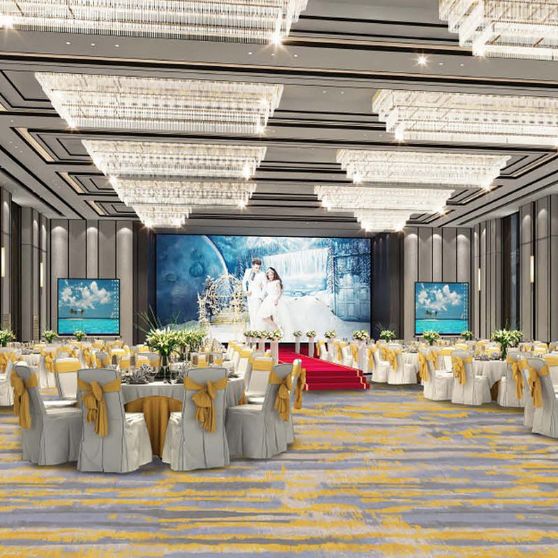 Acmest carpet: custom-made, full-coverage, wool and nylon, flame-retardant, and stain-resistant carpets for star-rated hotel guest rooms and banquet halls