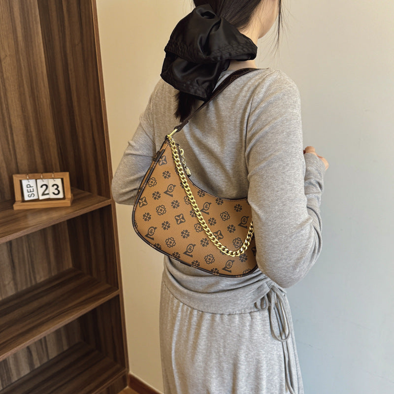 Crescent bag for women 2025new arrival large capacity underarm texture women's accessible luxuryniche style design classy sense crossbody