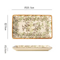 10inch rectangular plate - morning glory