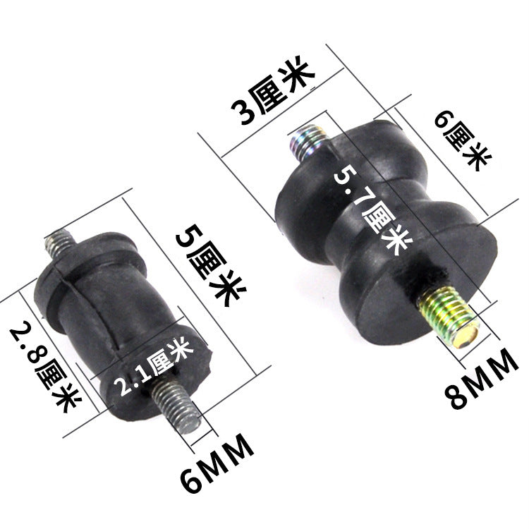 Diesel generator parts Distribution box with gasket Rubber shock absorber pad Screw screw 6mm8mm shock absorber