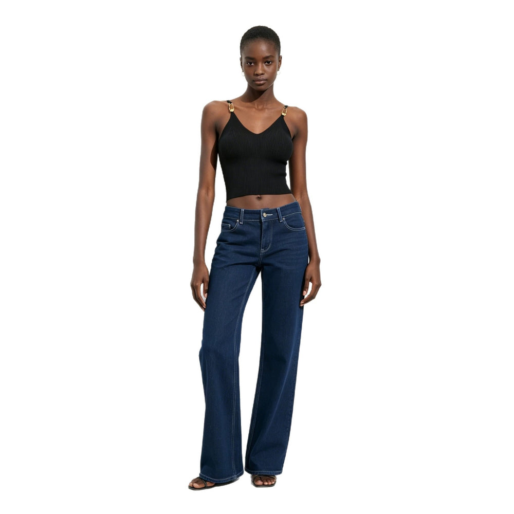european and american cross-border tank top camisole women's summer outerwear inner layer v-neck slimming sweater top