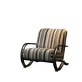 Retro sofa chair single burke casual chair balcony living room bedroom for homeplaid single chair lazy sofa manufacturer
