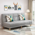 Modern chaise l-shaped sofa bed for small apartments - ready to ship, convertible two-in-one, double folding bed