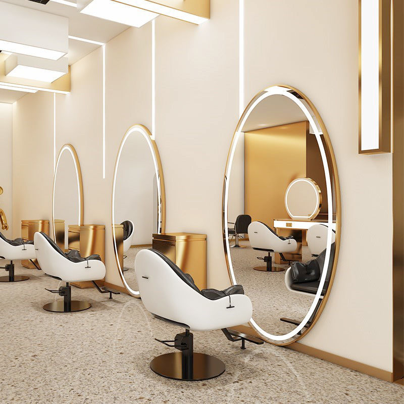 Influencer-approved salon mirror with lights - professional barber mirror for hair cutting, wall-mounted vanity mirror for hair salons