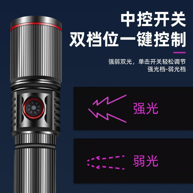 UV lamp, flashlight, charging, high-power nail art curing lamp, jewelry amber anti-counterfeiting identification special purple lamp