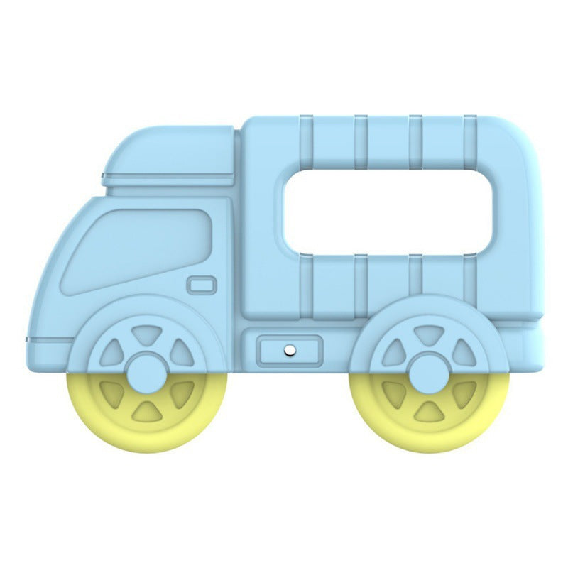 Cross-border  export newborn baby rattle soothing toy 0-1 year old tooth grinding stick boiled tooth glue manufacturer