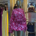 European and american cross-border women's fashion:  summer new arrivals - elegant, sweet, and fresh floral print, slim-fit, short dress