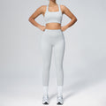 new women's activewear set - stretchy, breathable workout outfit - cloud-like running & yoga set