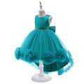 in stockkids dress ball flower tail wedding dress princess dress piano performance dress female baby dress