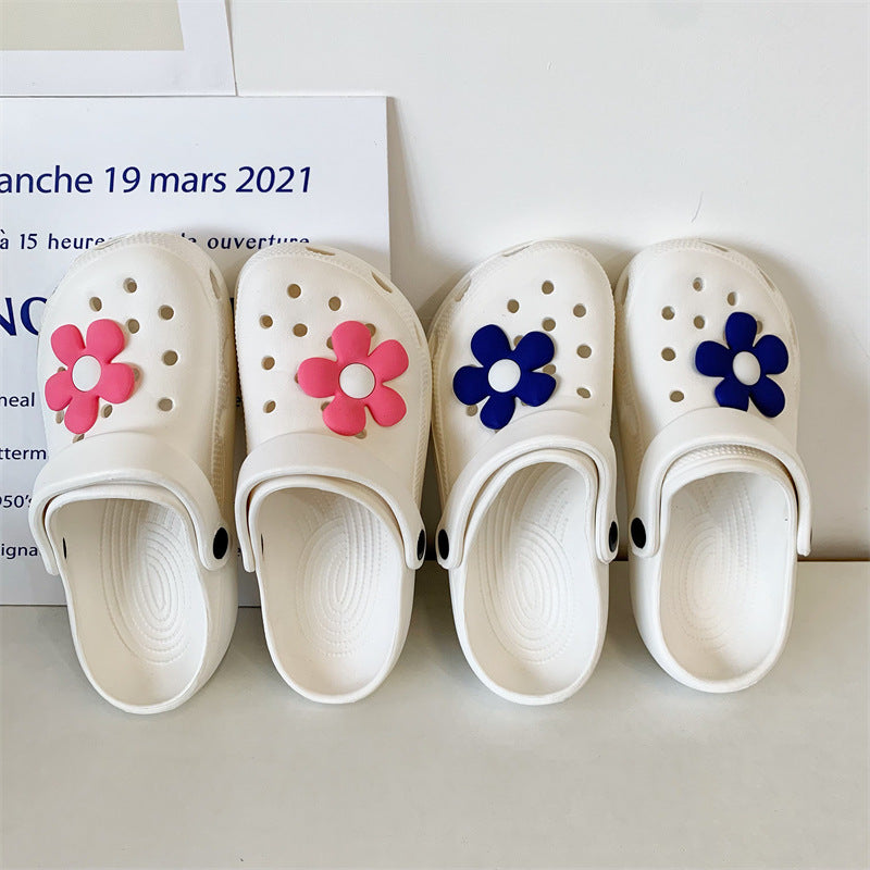 Crocs women's 2024 insoutwear super popular fashioneasiest for match student couple two-wear thick solenon-slip toe slippers