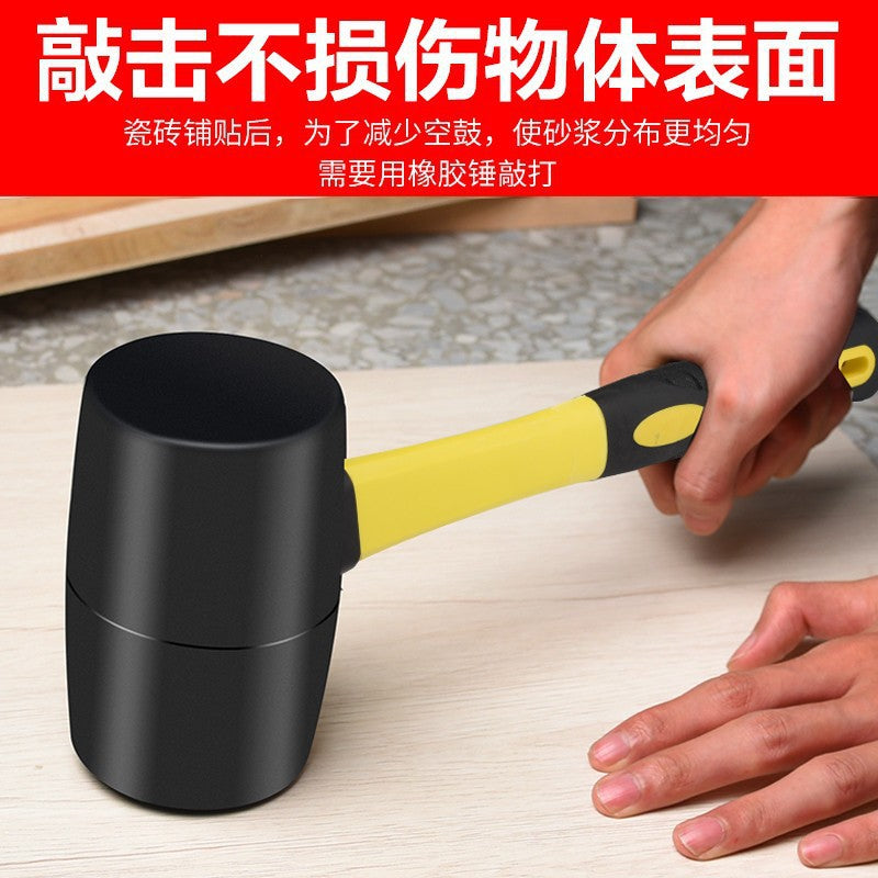 Install rubber hammer, tile, beat and level, large and medium rubber hammer, decoration leather hammer, beef tendon hammer