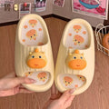 Ready-to-ship cartoon water slippers for women, perfect for summer wear. unique, niche design with soft, non-slip soles, ideal for indoor use. wholesale available